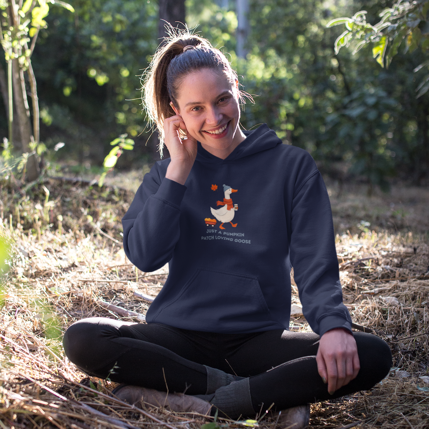 Pumpkin Patch Goose Unisex Hoodie