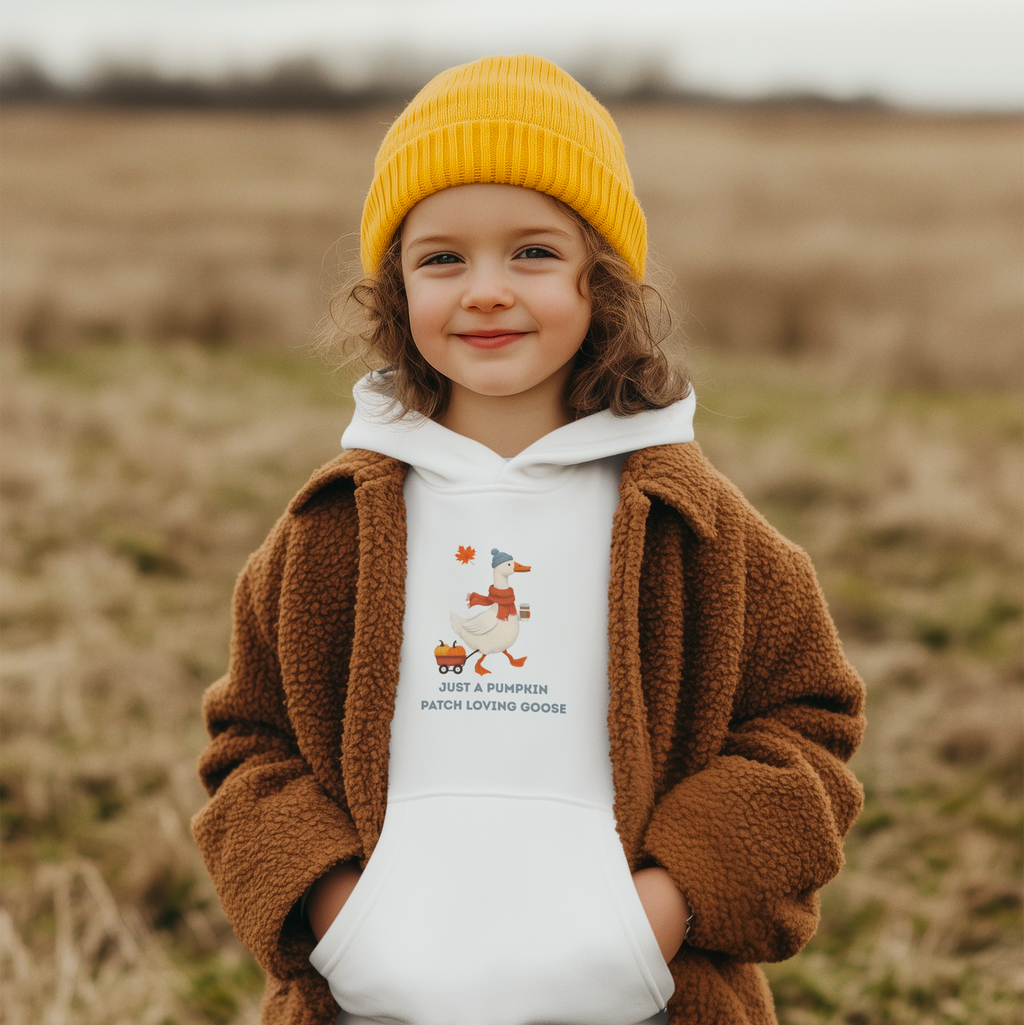 Pumpkin Patch Loving Goose Youth Hoodie