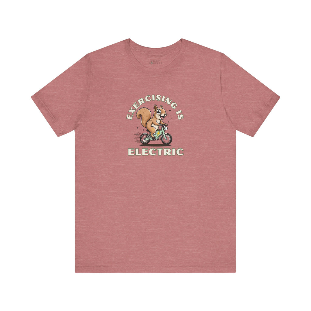 Exercising is Electric Unisex Tee