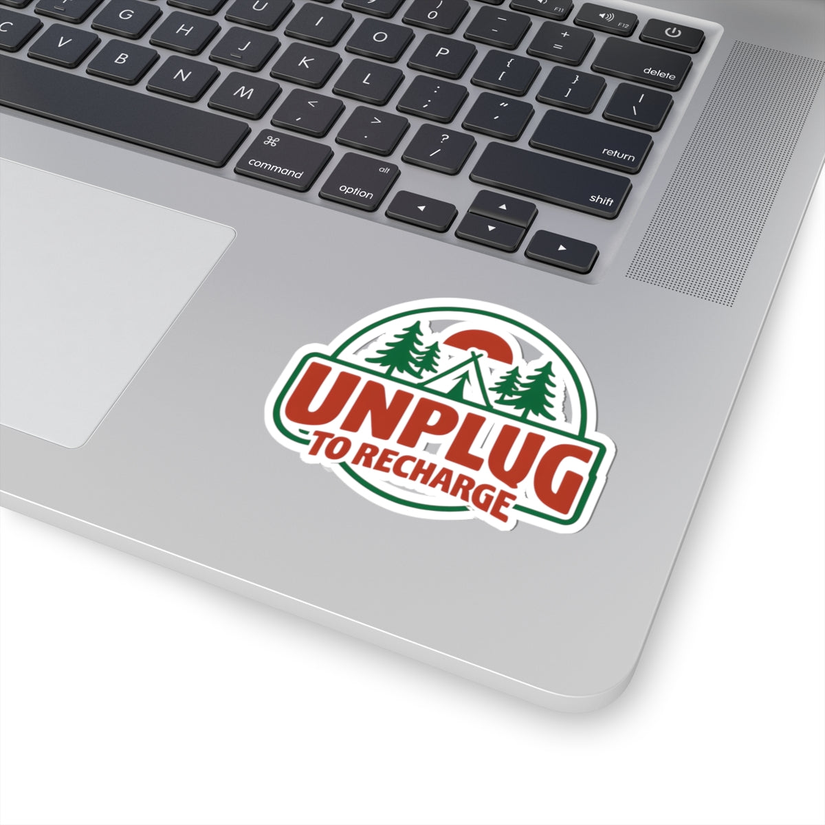 Unplug To Recharge Sticker