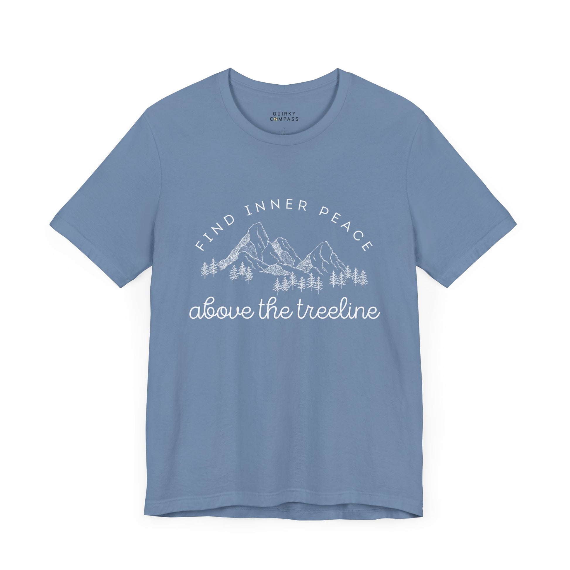 Find Inner Peace Above the Treeline Unisex Tee