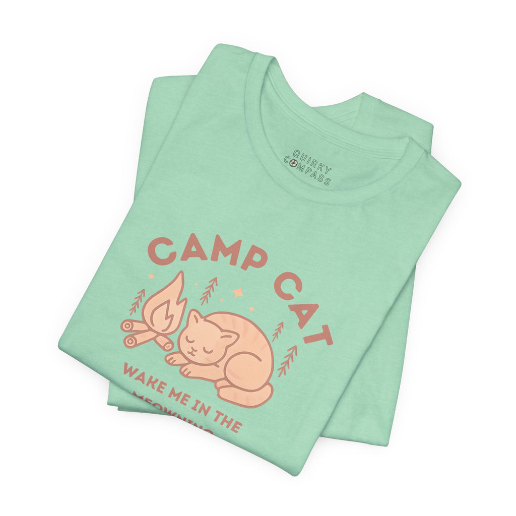 Wake Me in the Meowning Unisex Tee