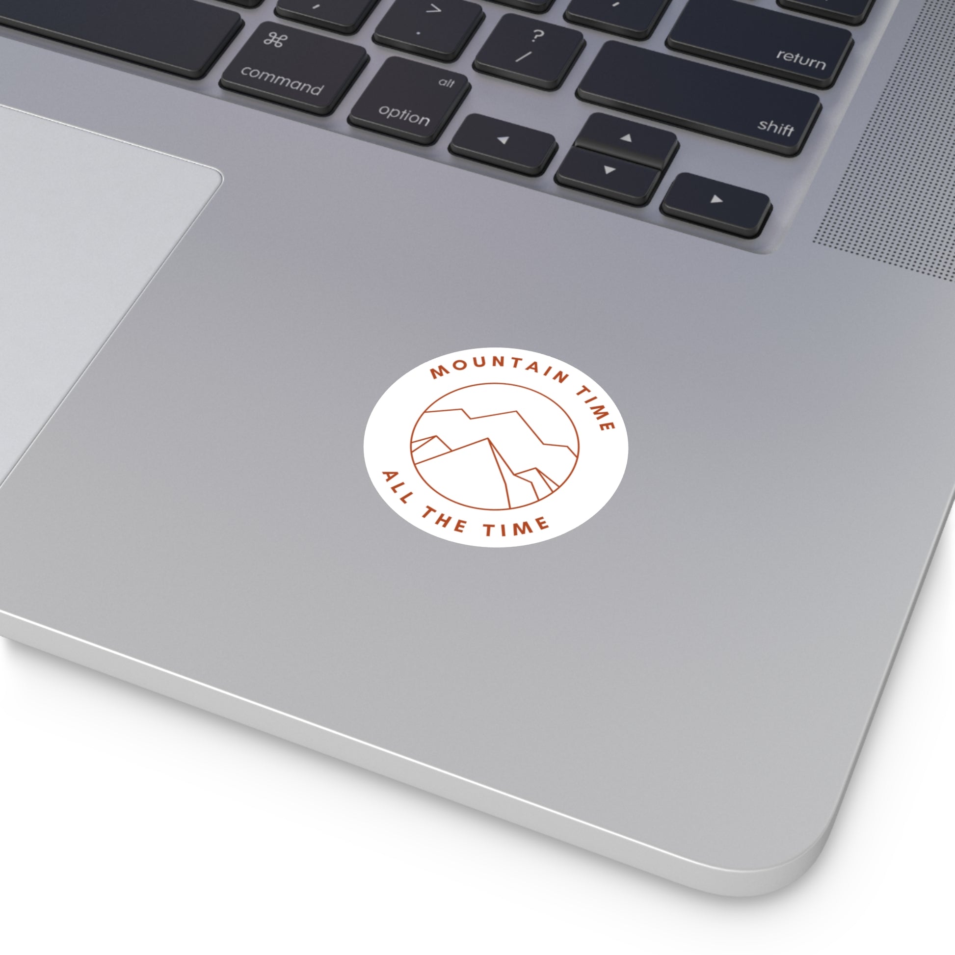 Mountain Time Vinyl Sticker – Elevate Your Adventure
