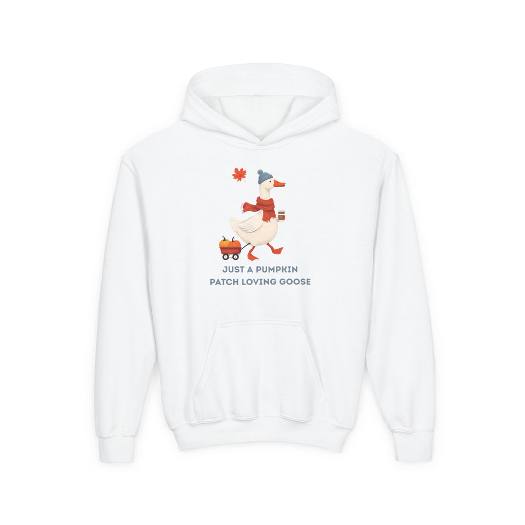 Pumpkin Patch Loving Goose Youth Hoodie