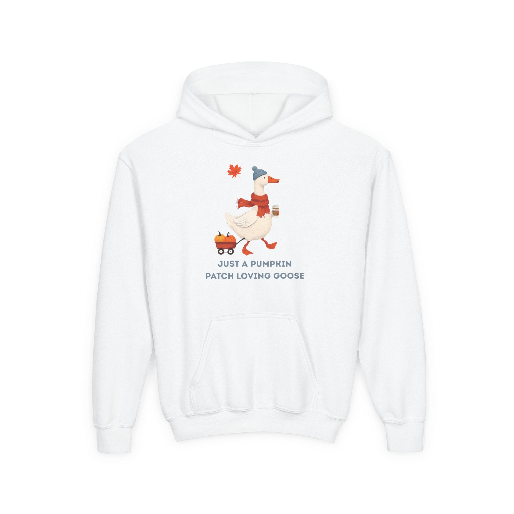 Pumpkin Patch Loving Goose Youth Hoodie