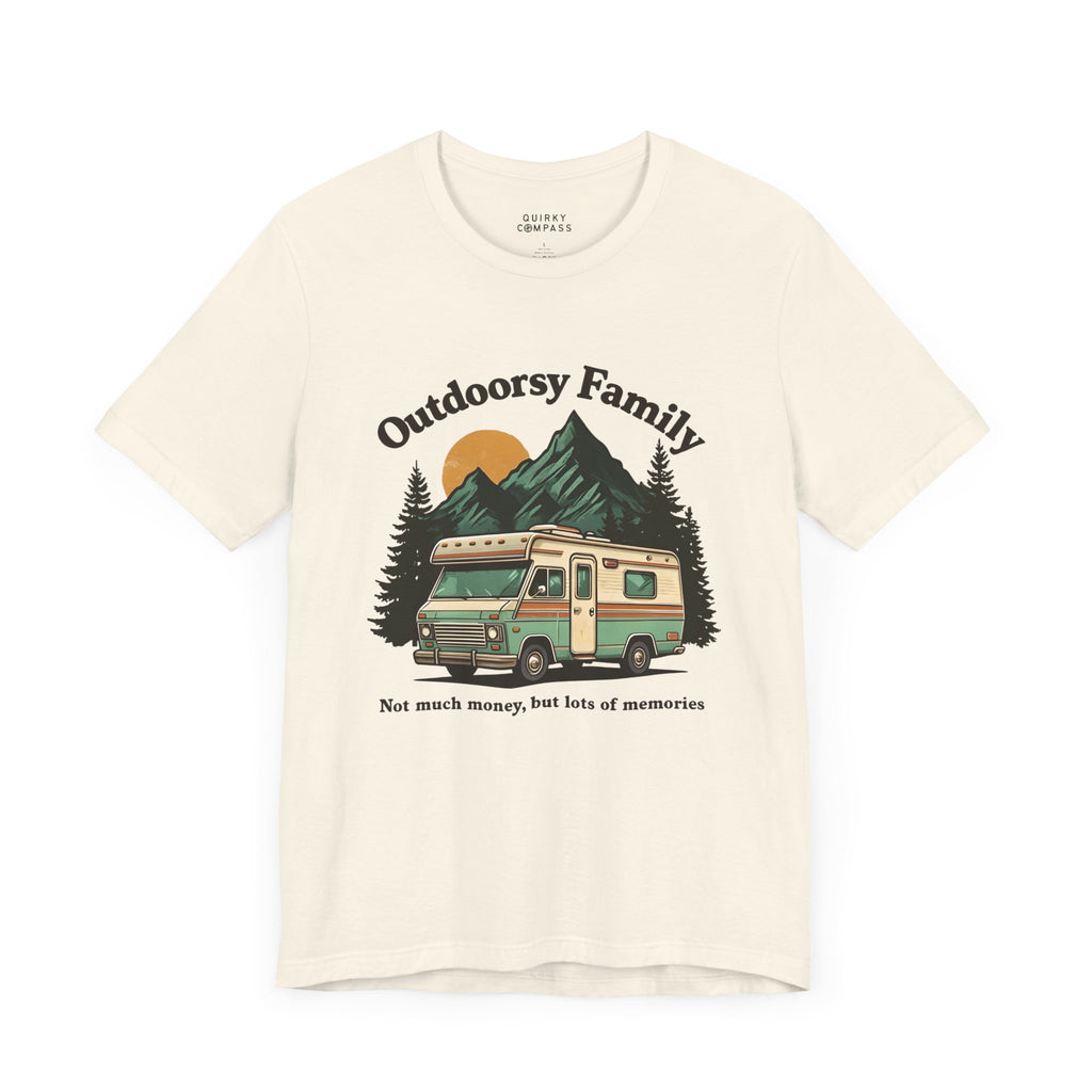 Outdoorsy Family Unisex Tee