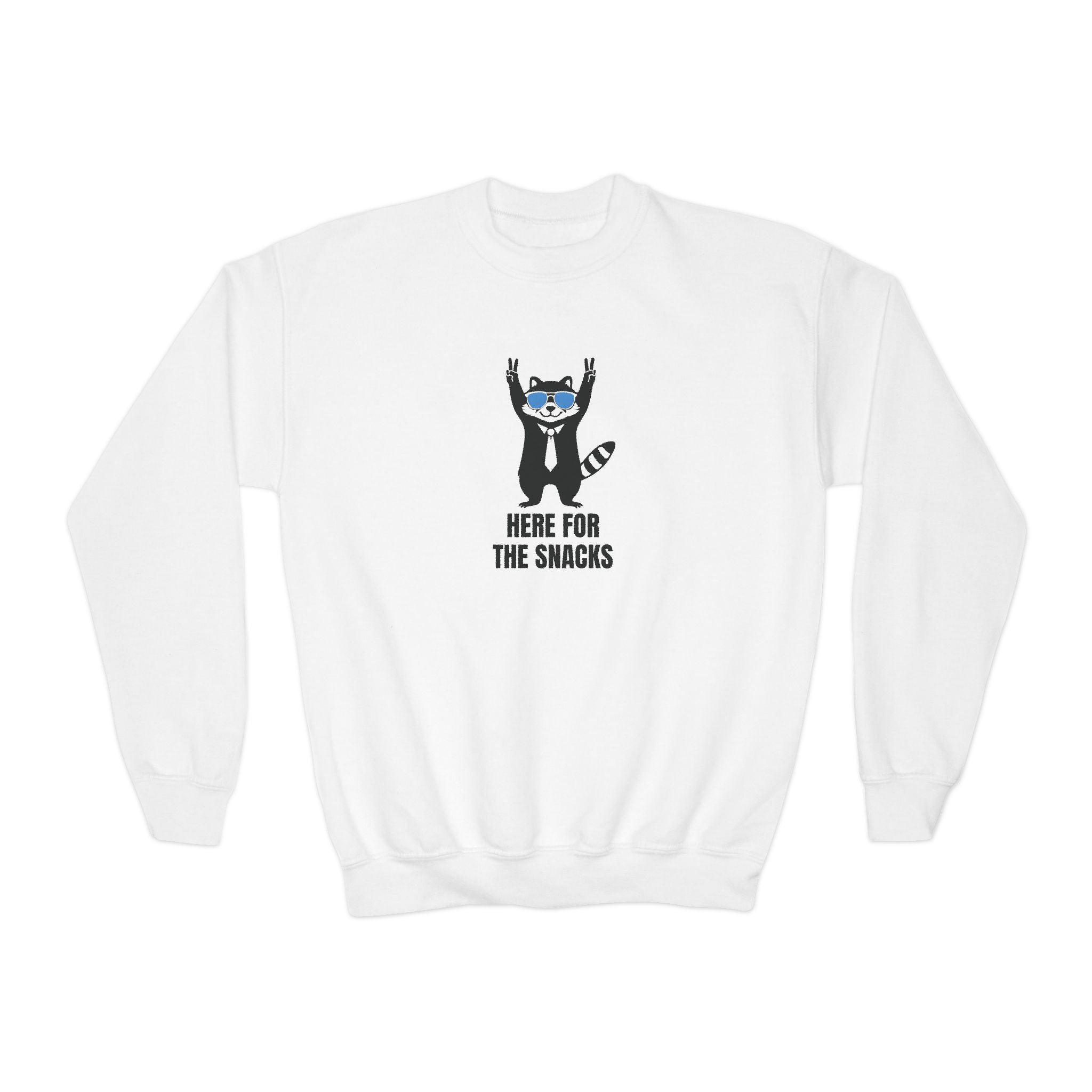 Here for the Snacks Youth Sweatshirt