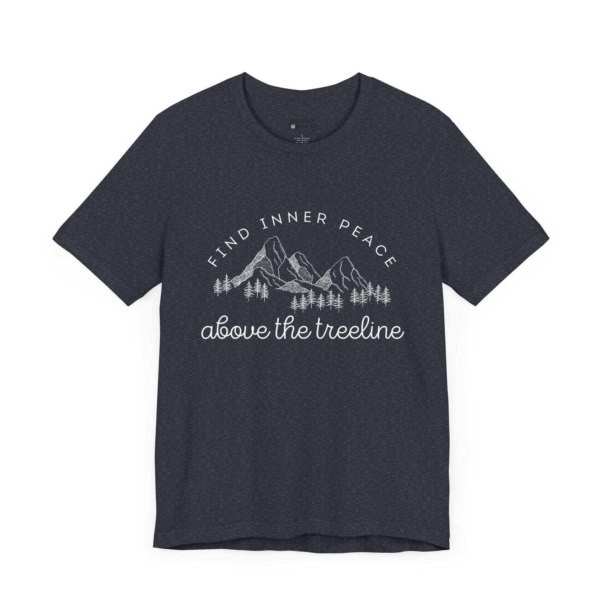 Find Inner Peace Above the Treeline Unisex Tee