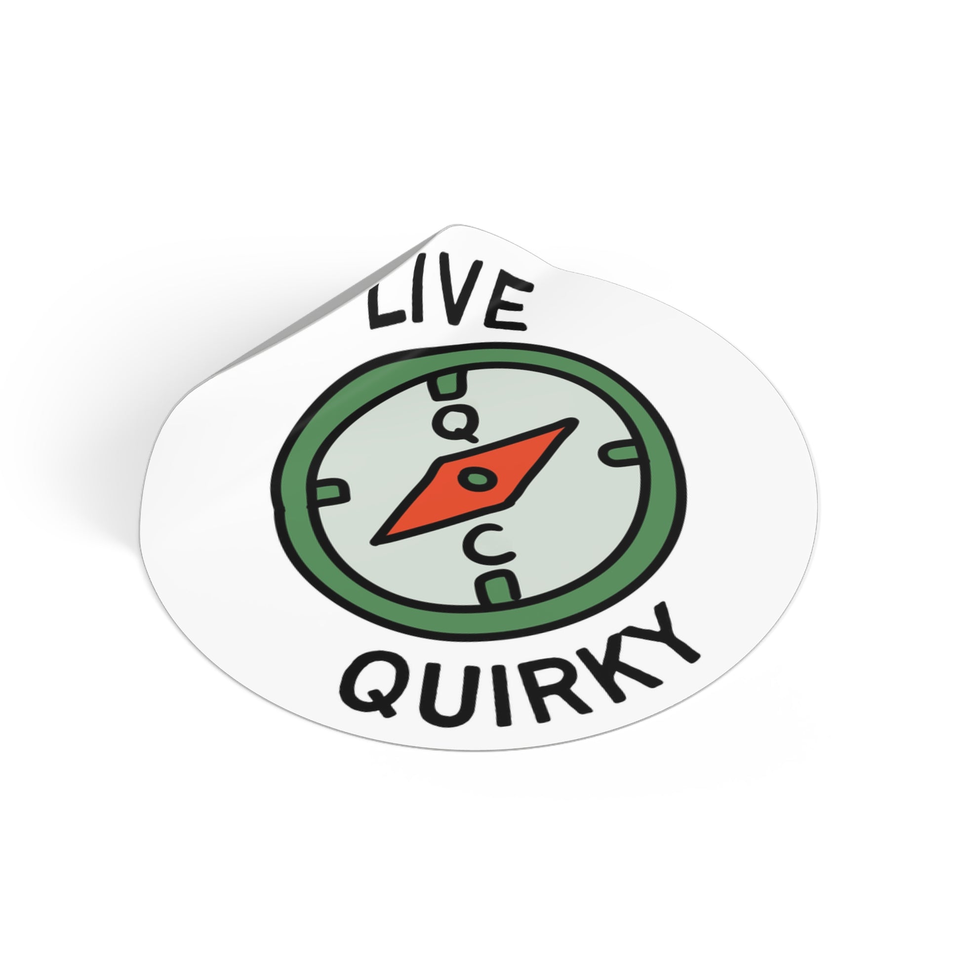 Live Quirky Sticker