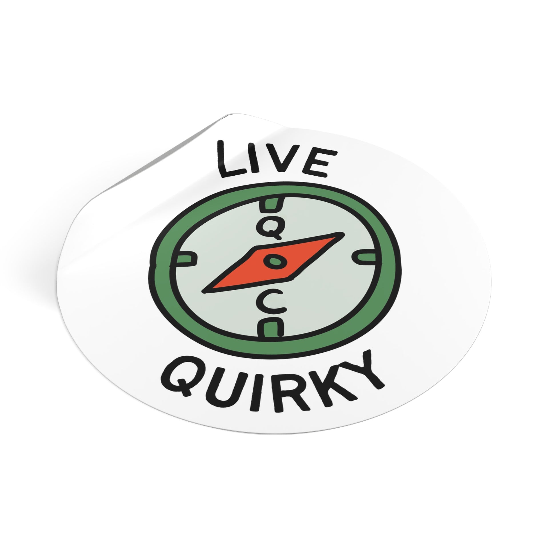 Live Quirky Sticker