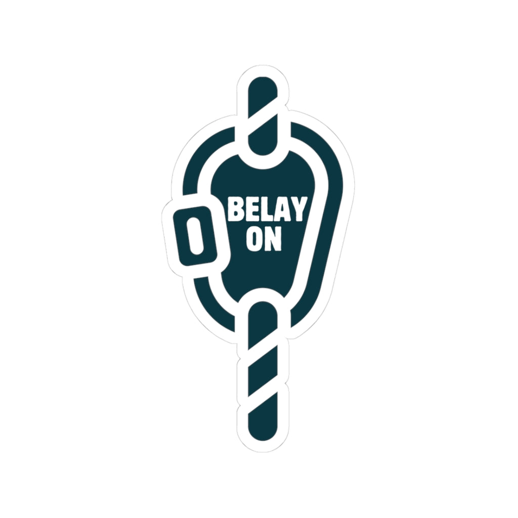 Belay On Sticker