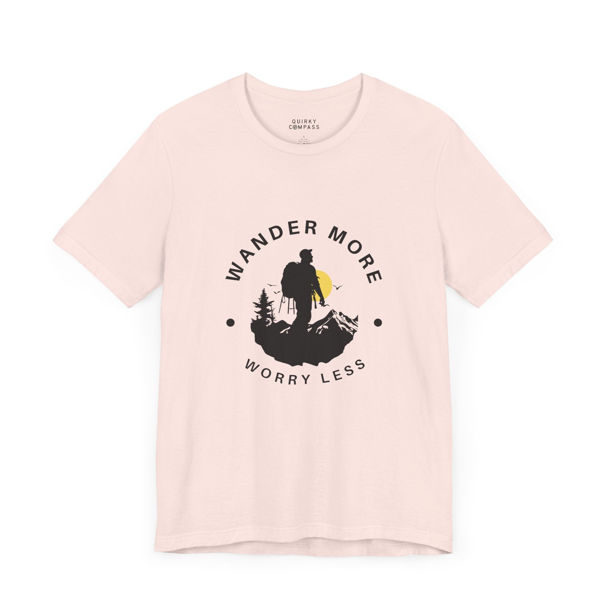 Wander More Worry Less Unisex Tee