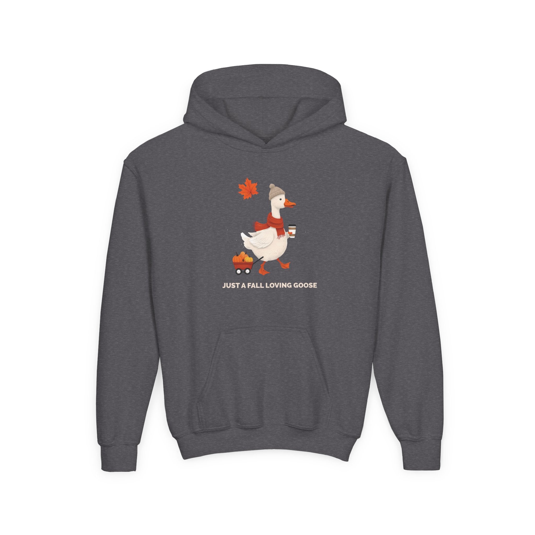 Fall Loving Goose Youth Hoodie