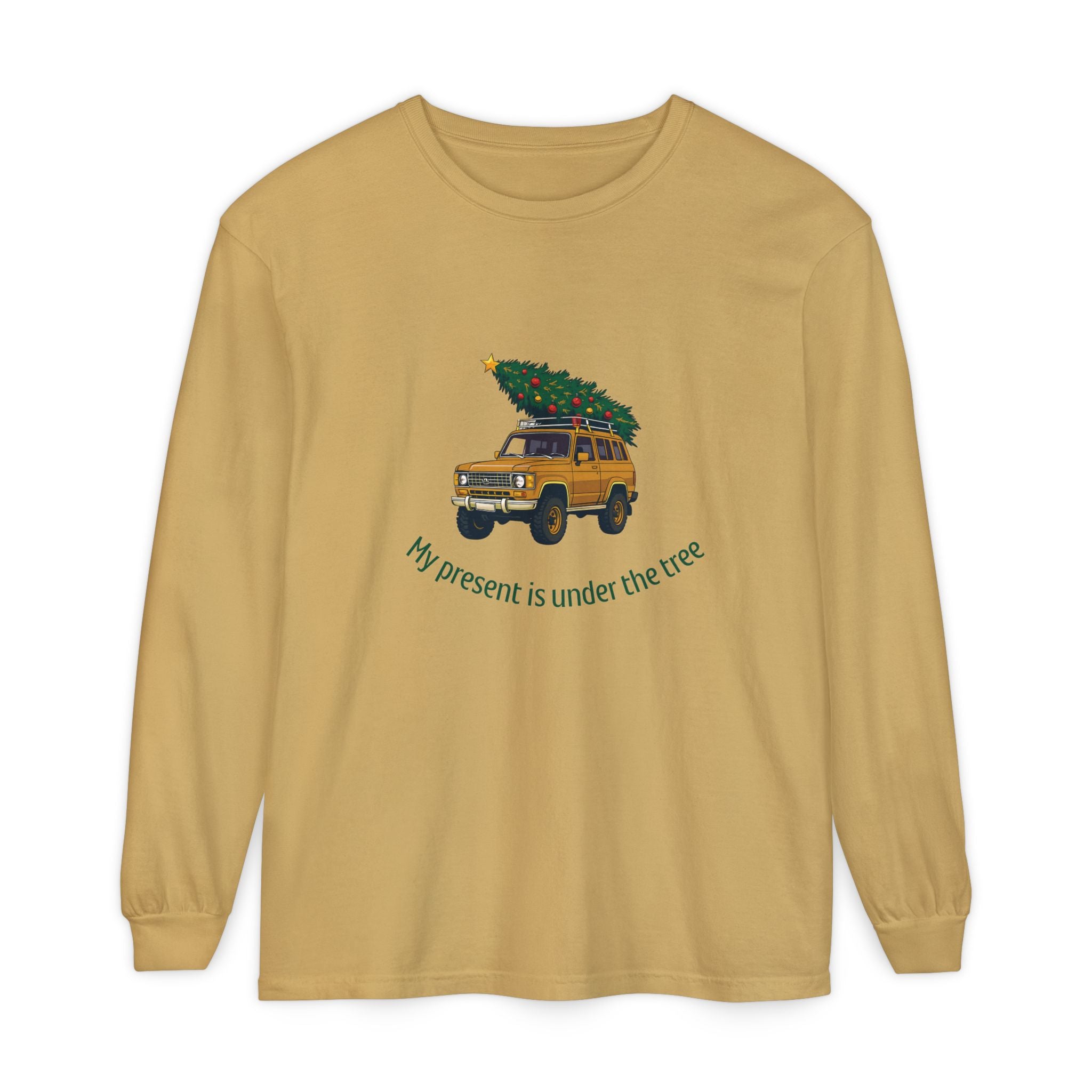 Under The Tree Yellow Long Sleeve Unisex Tee