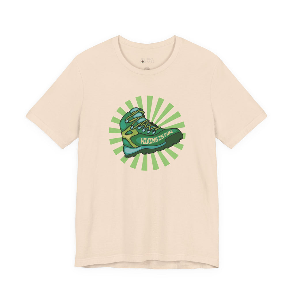 Hiking Is Fun! Green Boot