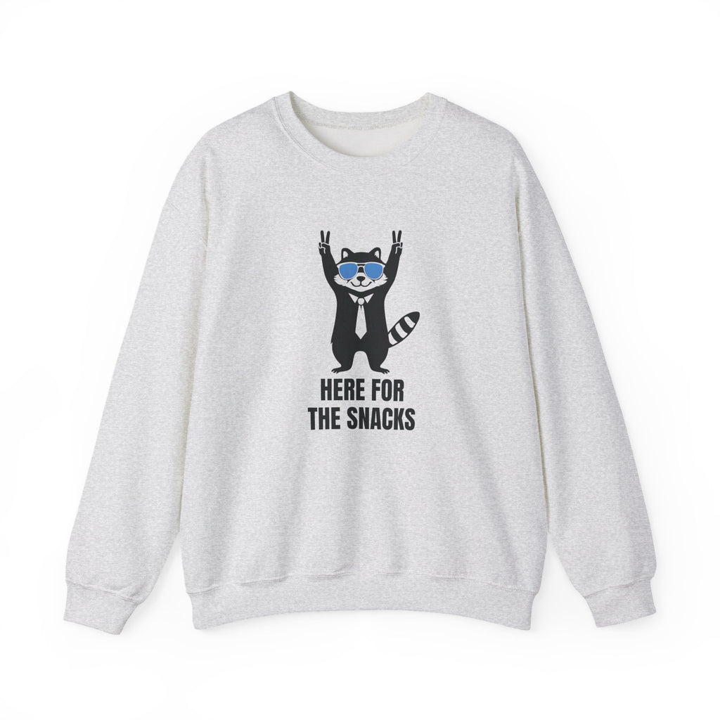 Here for the Snacks Unisex Sweatshirt