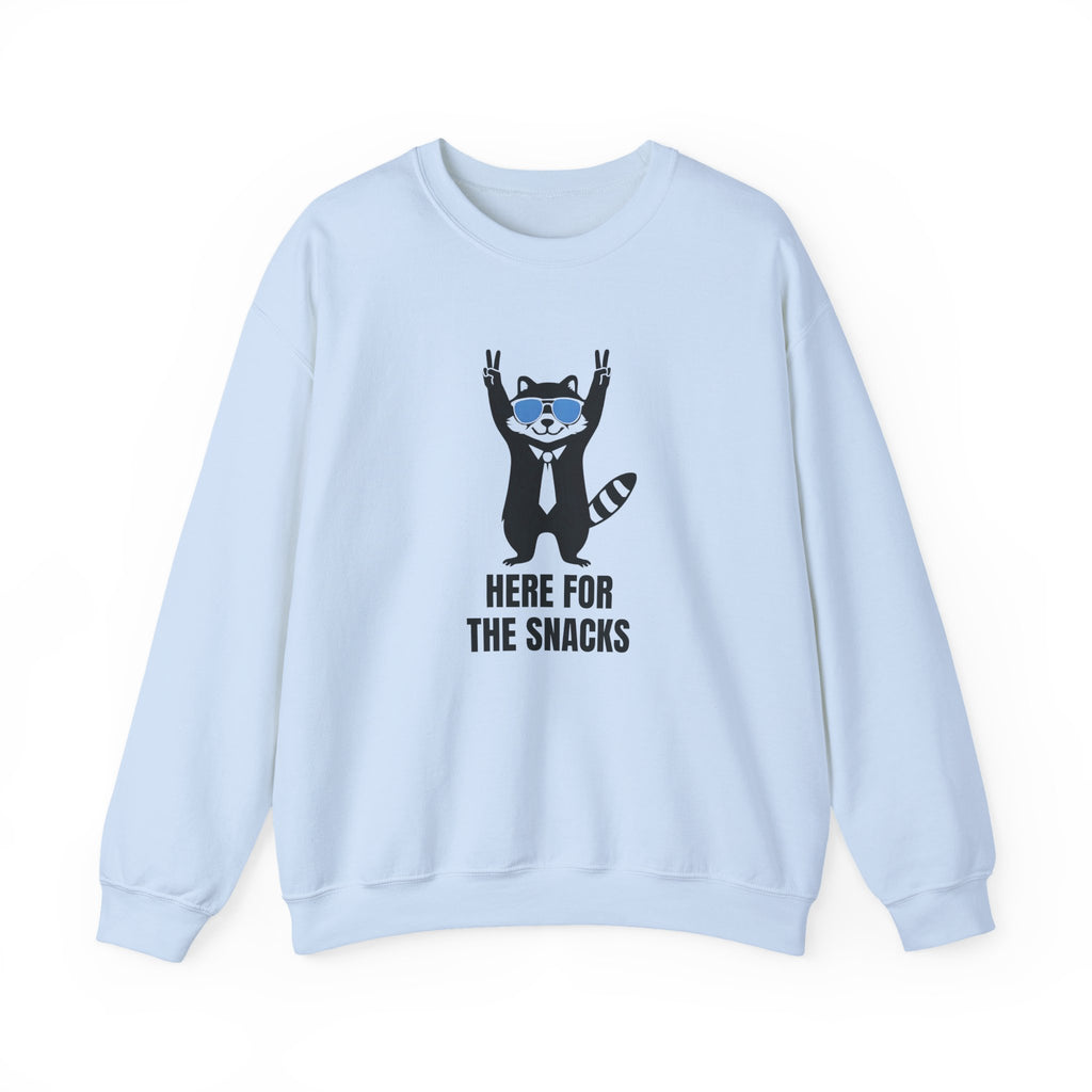 Here for the Snacks Unisex Sweatshirt