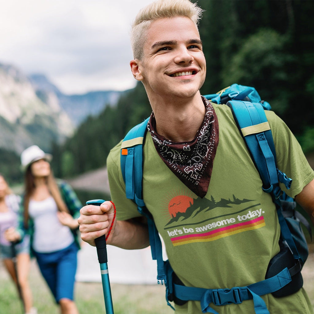 Let's Be Awesome Mountain Tee