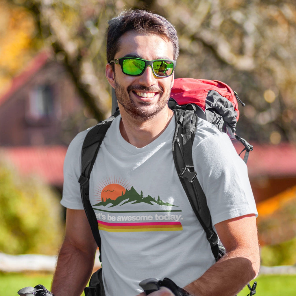 Let's Be Awesome Mountain Tee
