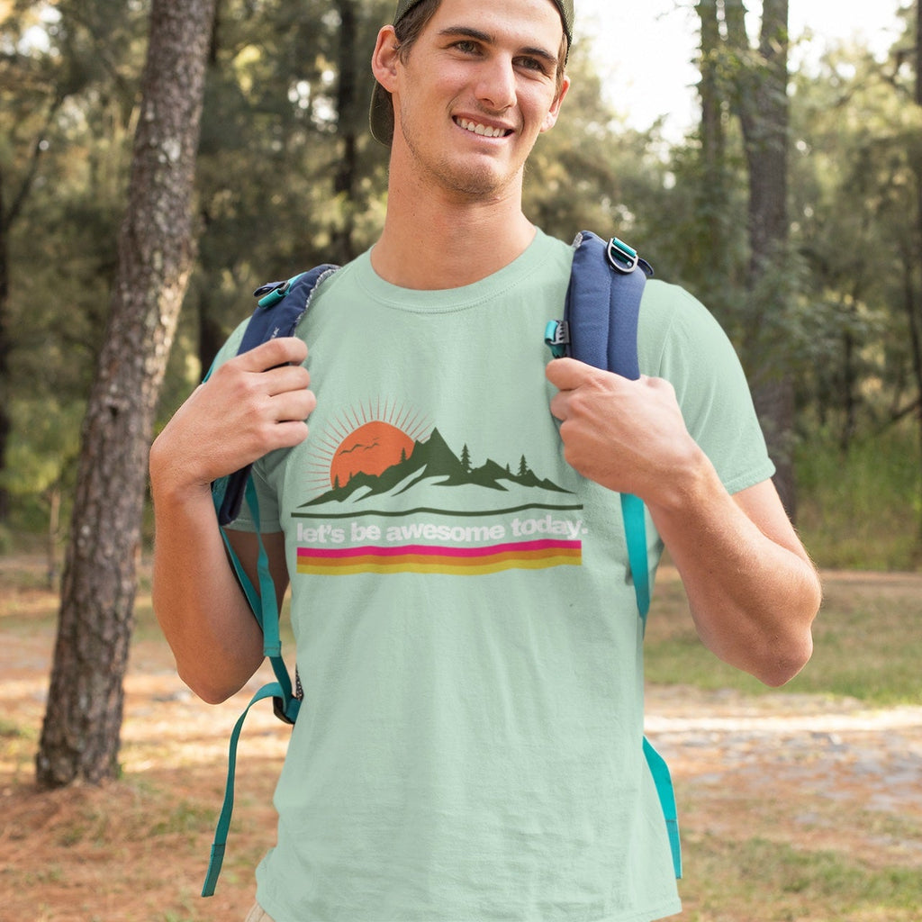 Let's Be Awesome Mountain Tee