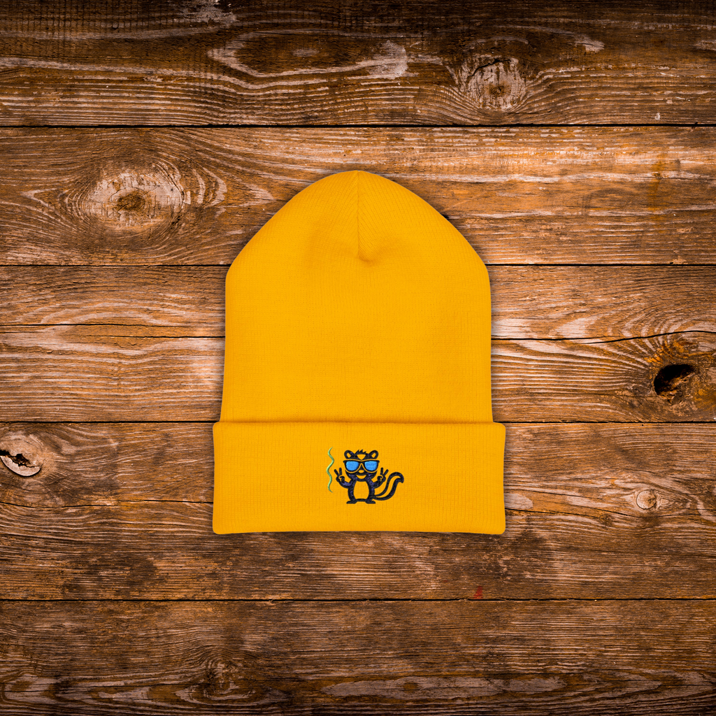 Embroidered Stinky Skunk Beanie