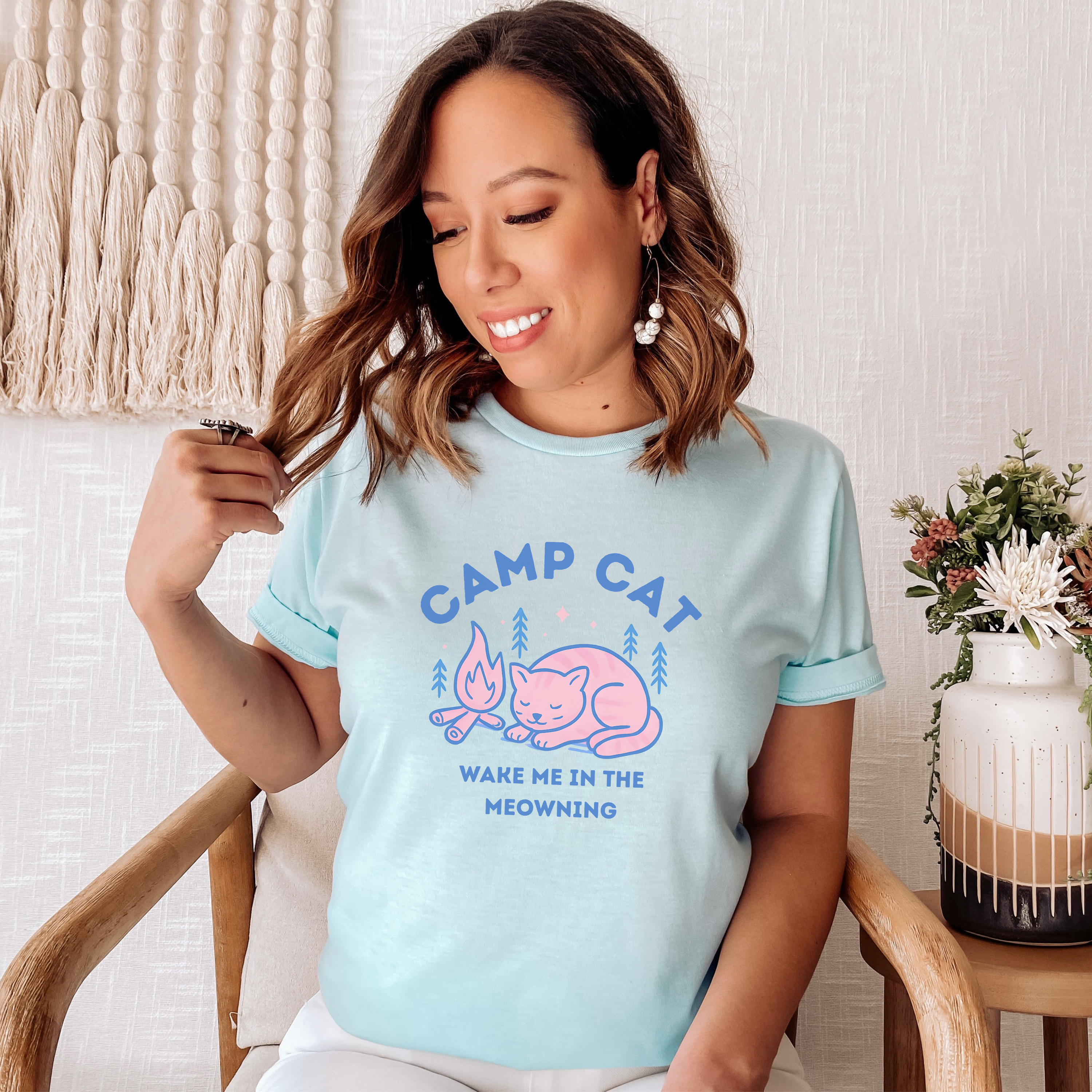 Wake Me in the Meowning Unisex Tee