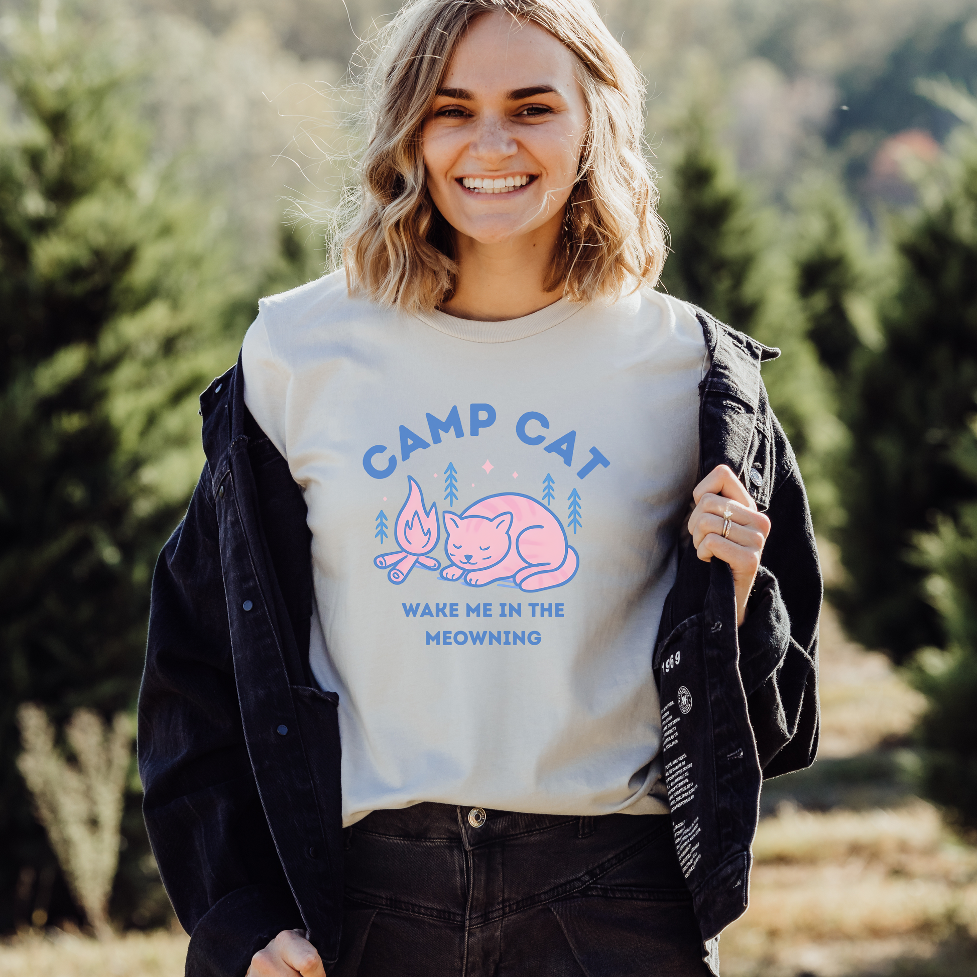 Wake Me in the Meowning Unisex Tee