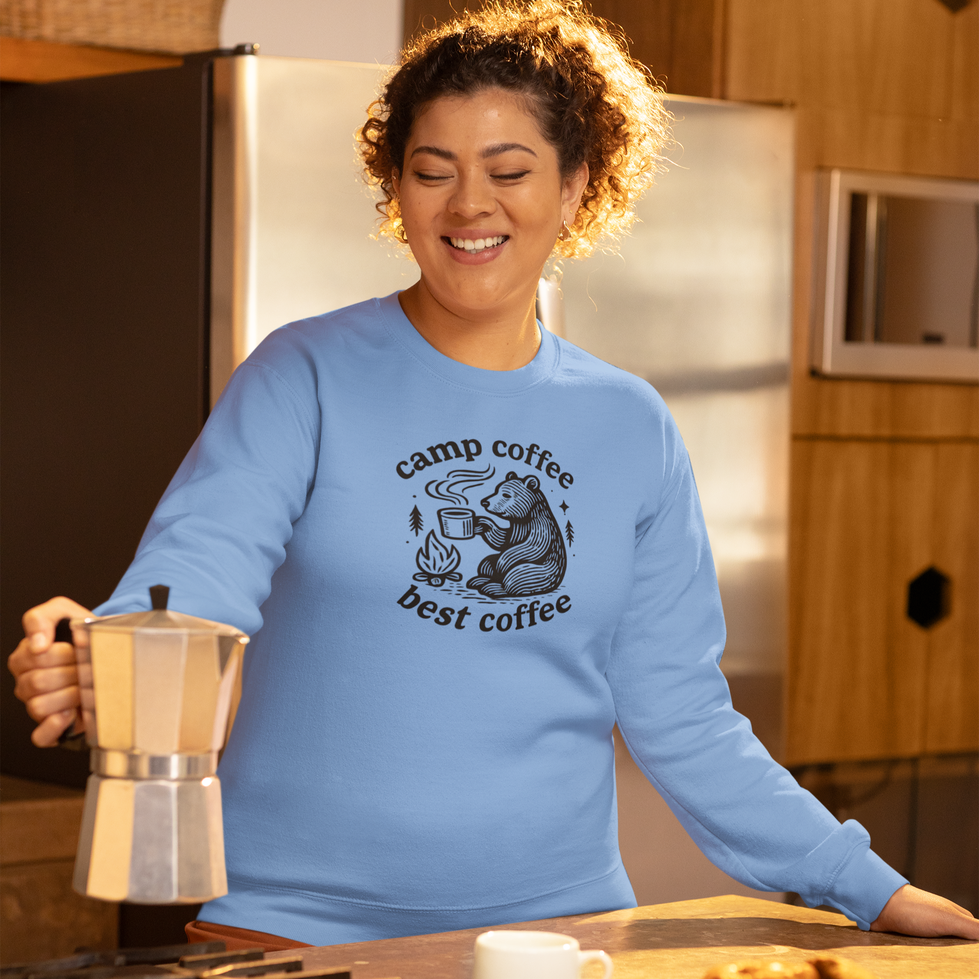 Camp Coffee Unisex Sweatshirt