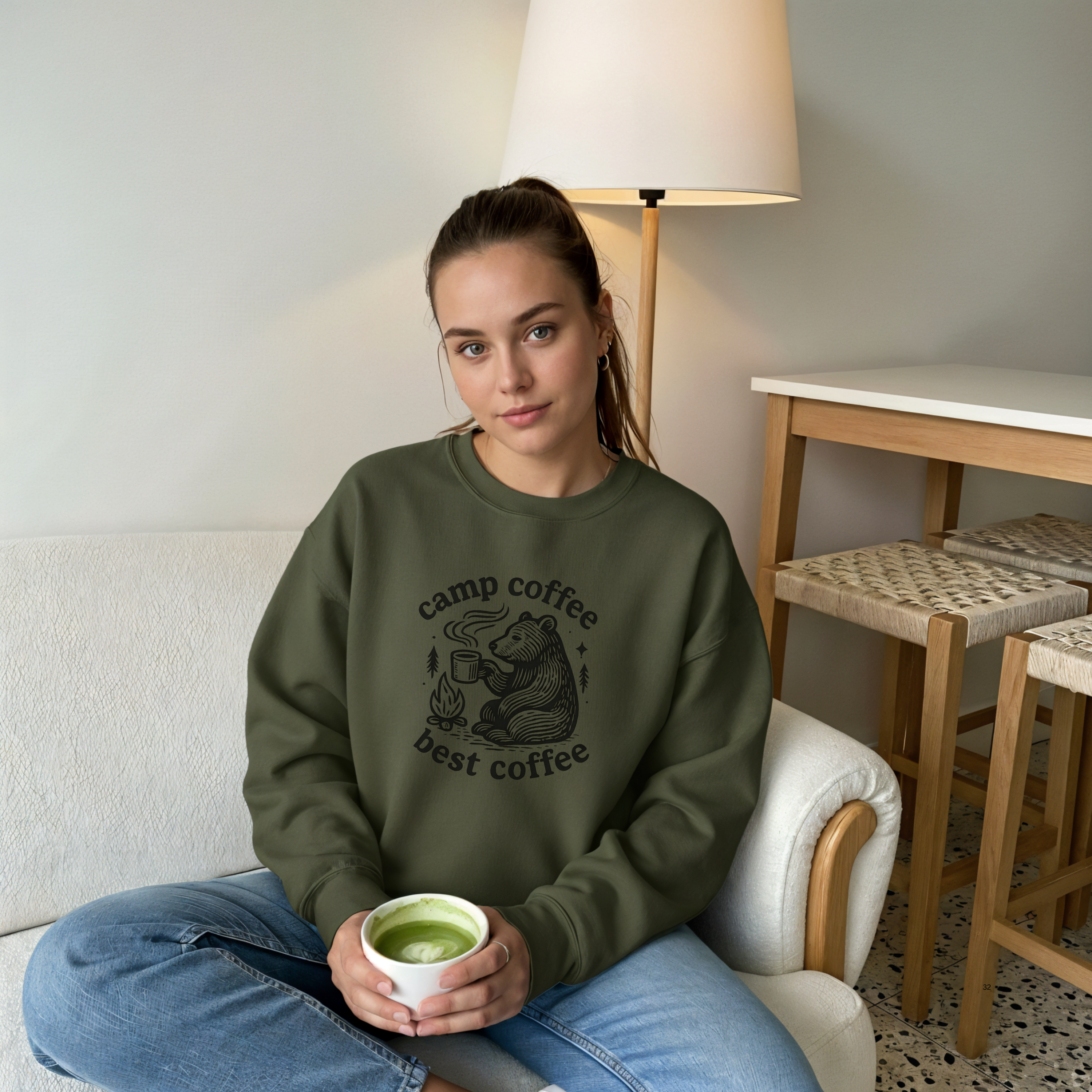 Camp Coffee Unisex Sweatshirt