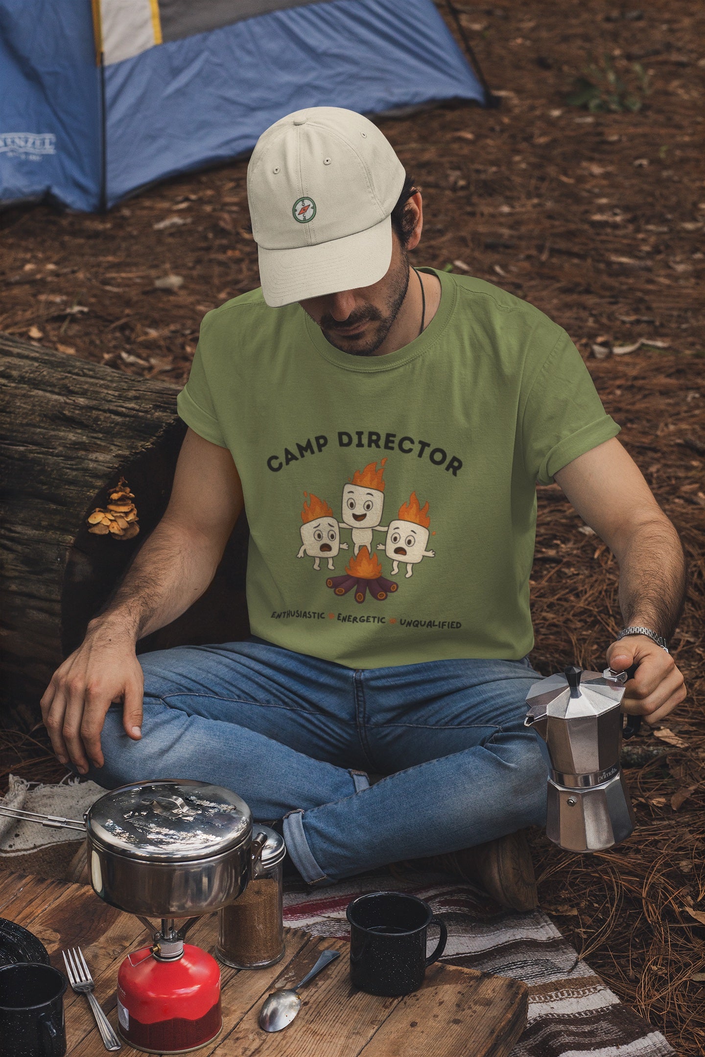 Unqualified Camp Director Unisex Short Sleeve T-Shirt