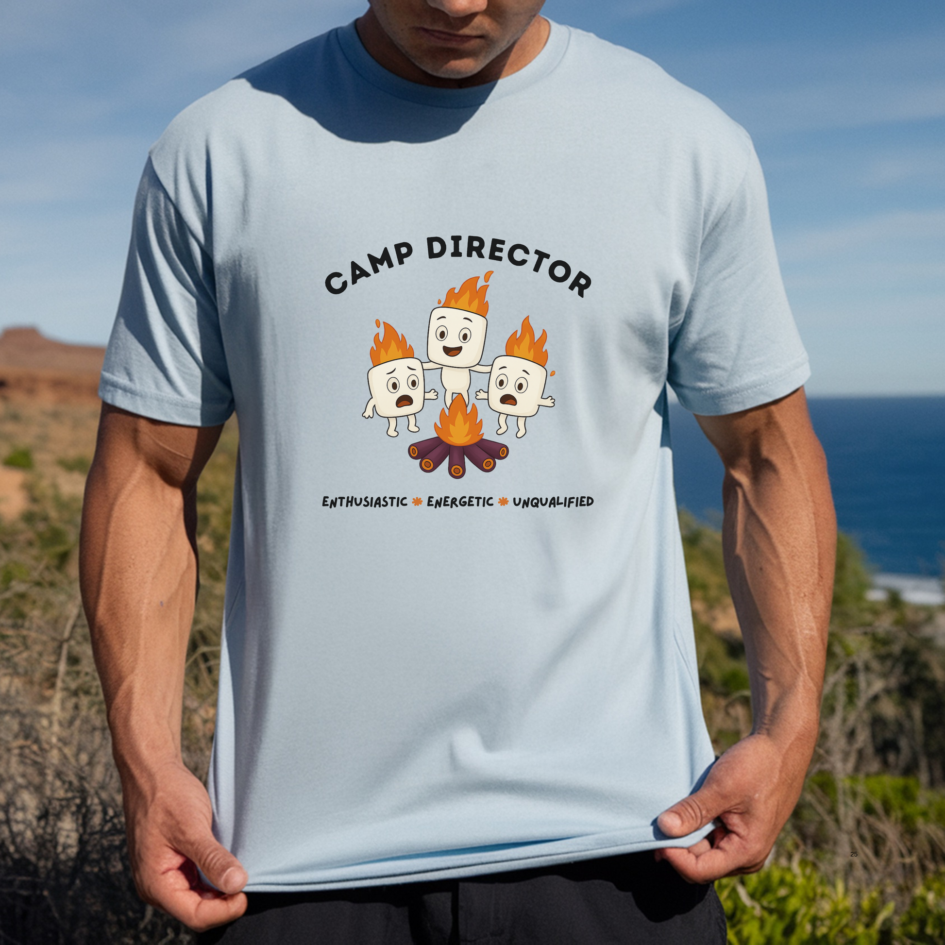 Unqualified Camp Director Unisex Short Sleeve T-Shirt