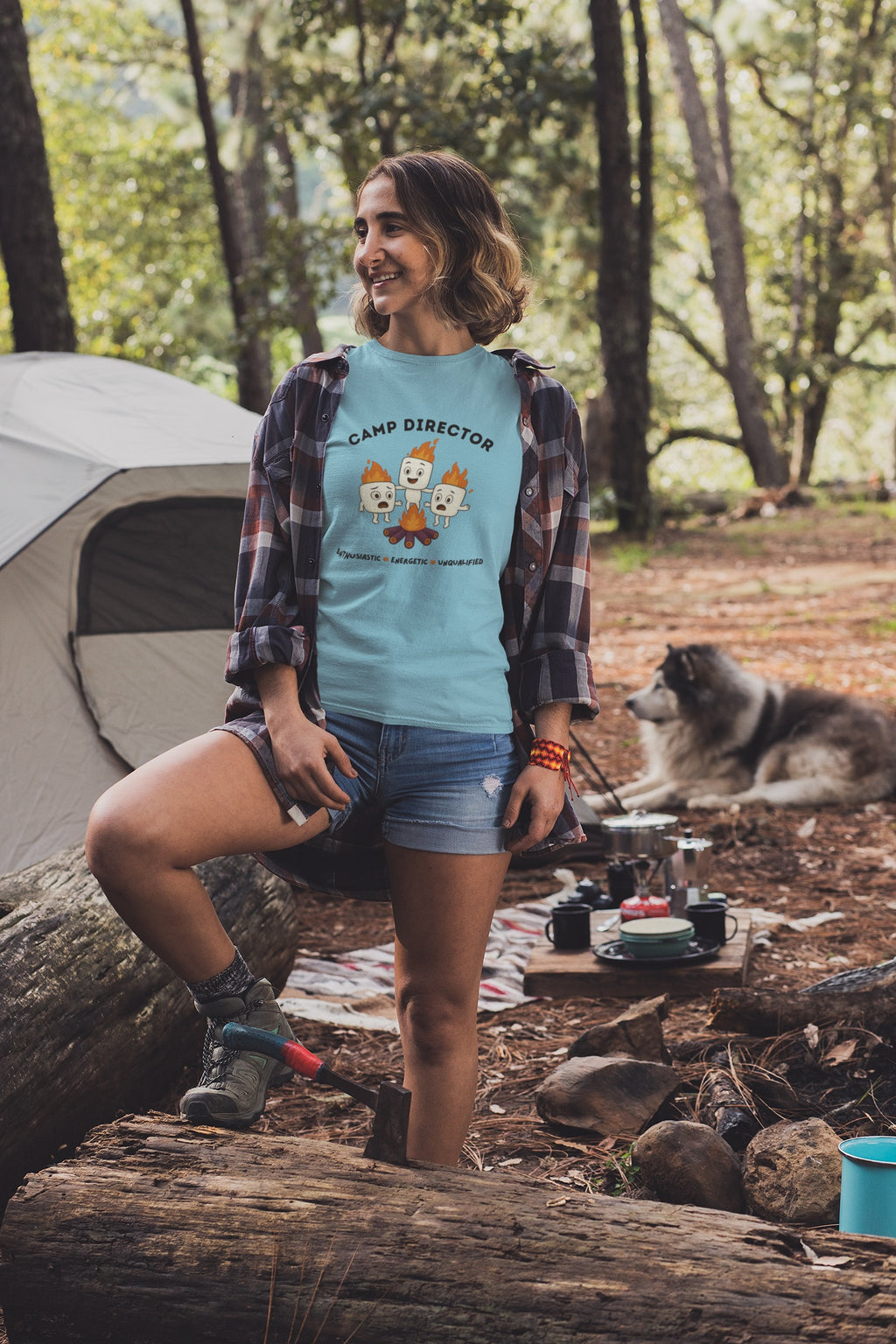Unqualified Camp Director Unisex Short Sleeve T-Shirt