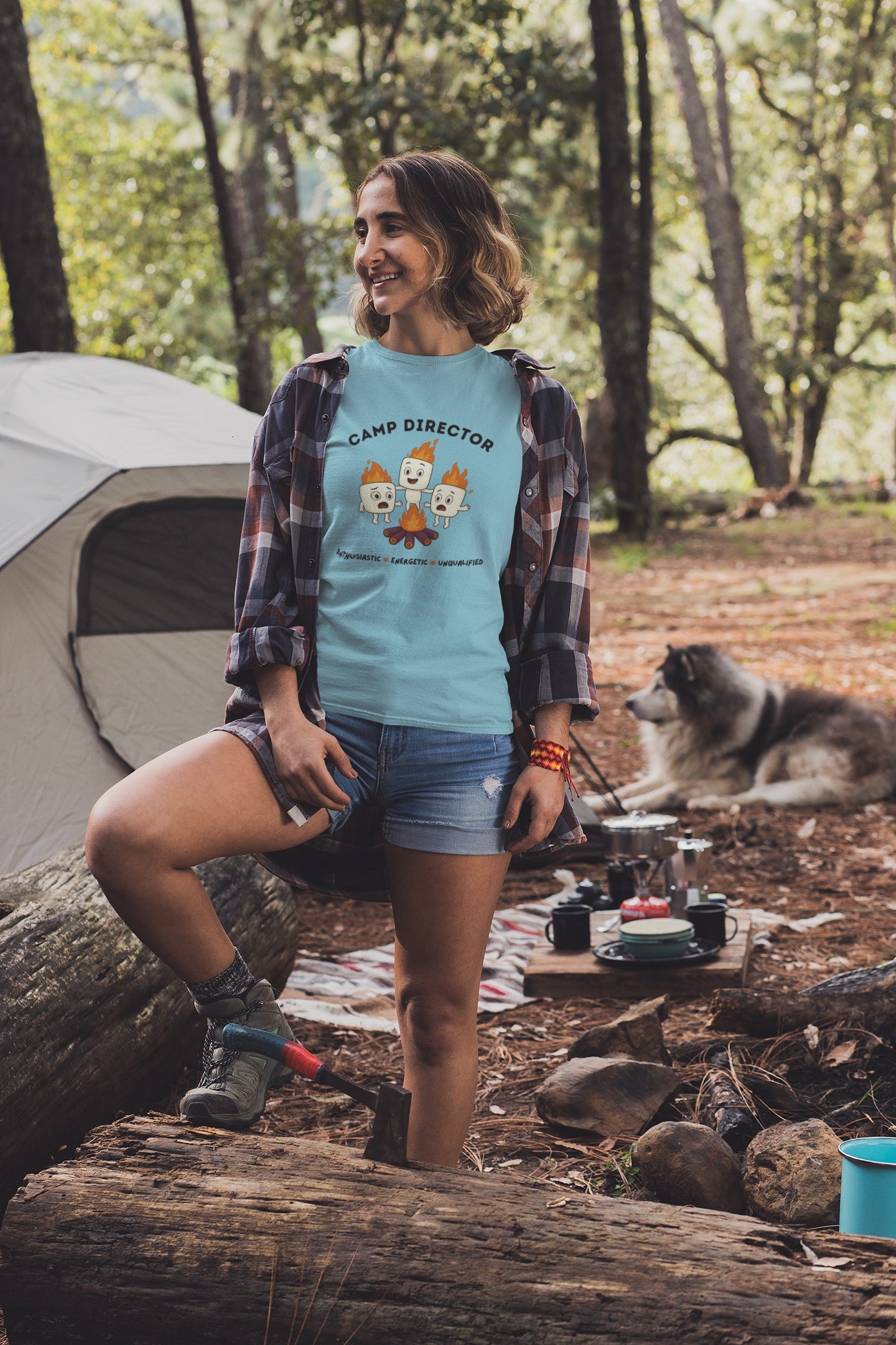 Unqualified Camp Director Unisex Short Sleeve T-Shirt