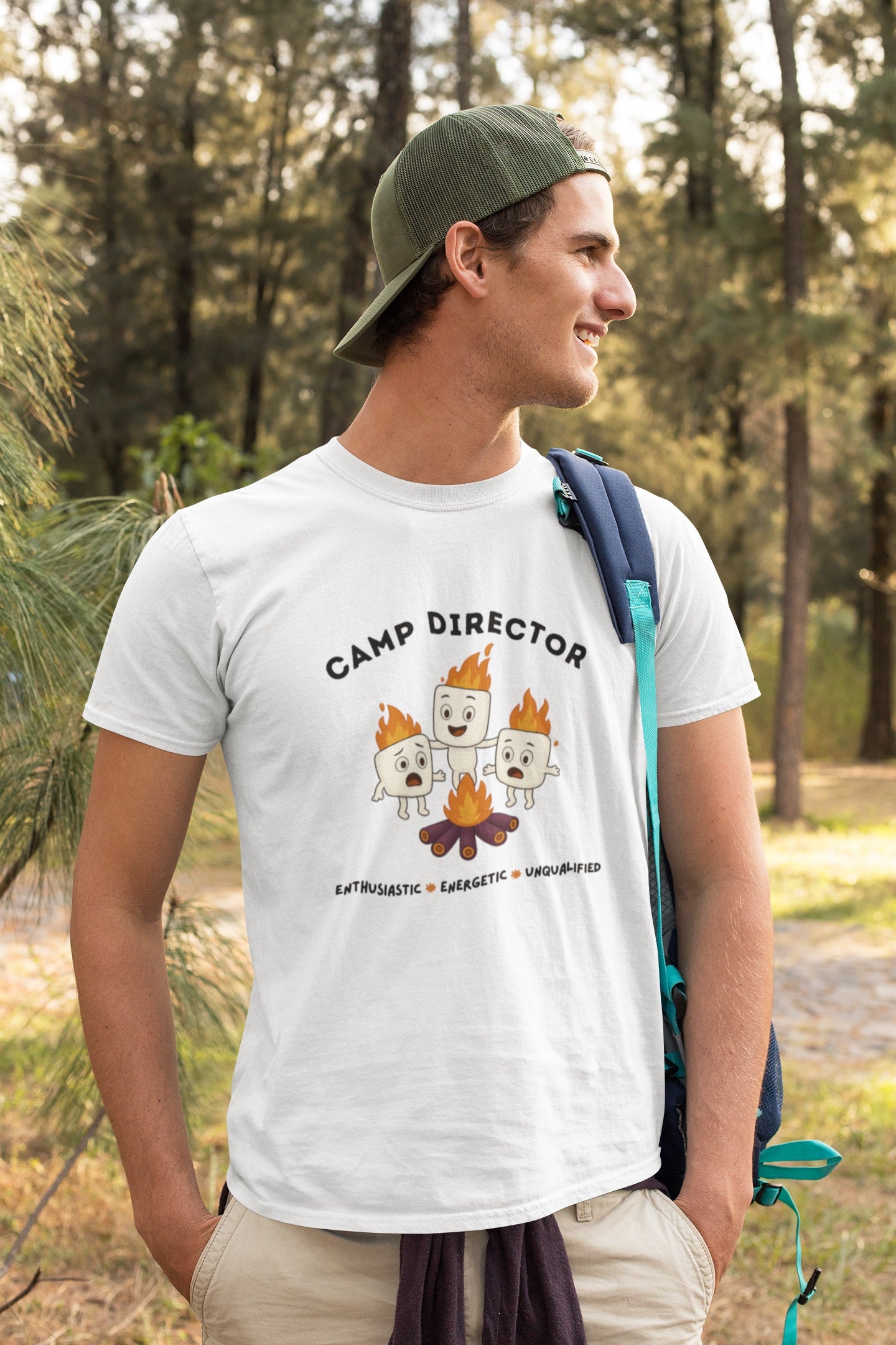 Unqualified Camp Director Unisex Short Sleeve T-Shirt
