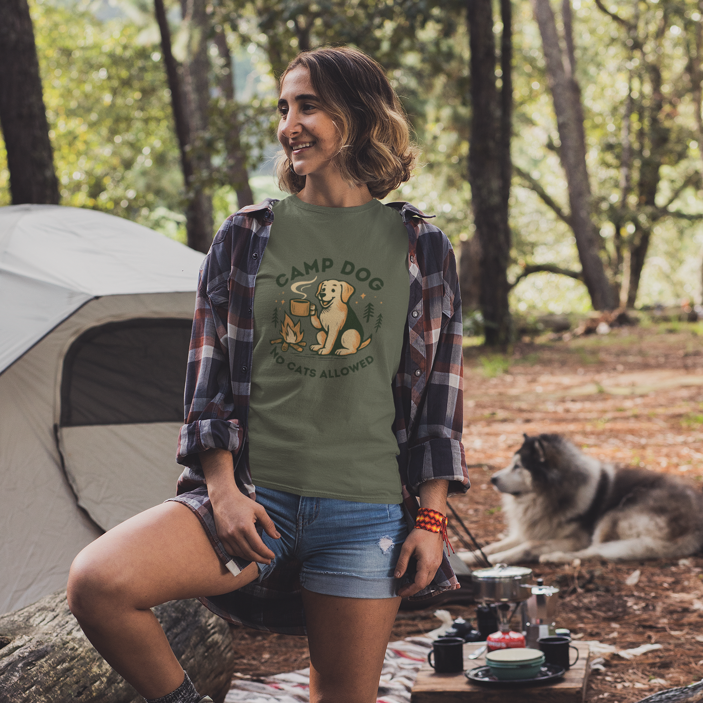 Camp Dog Unisex Tee