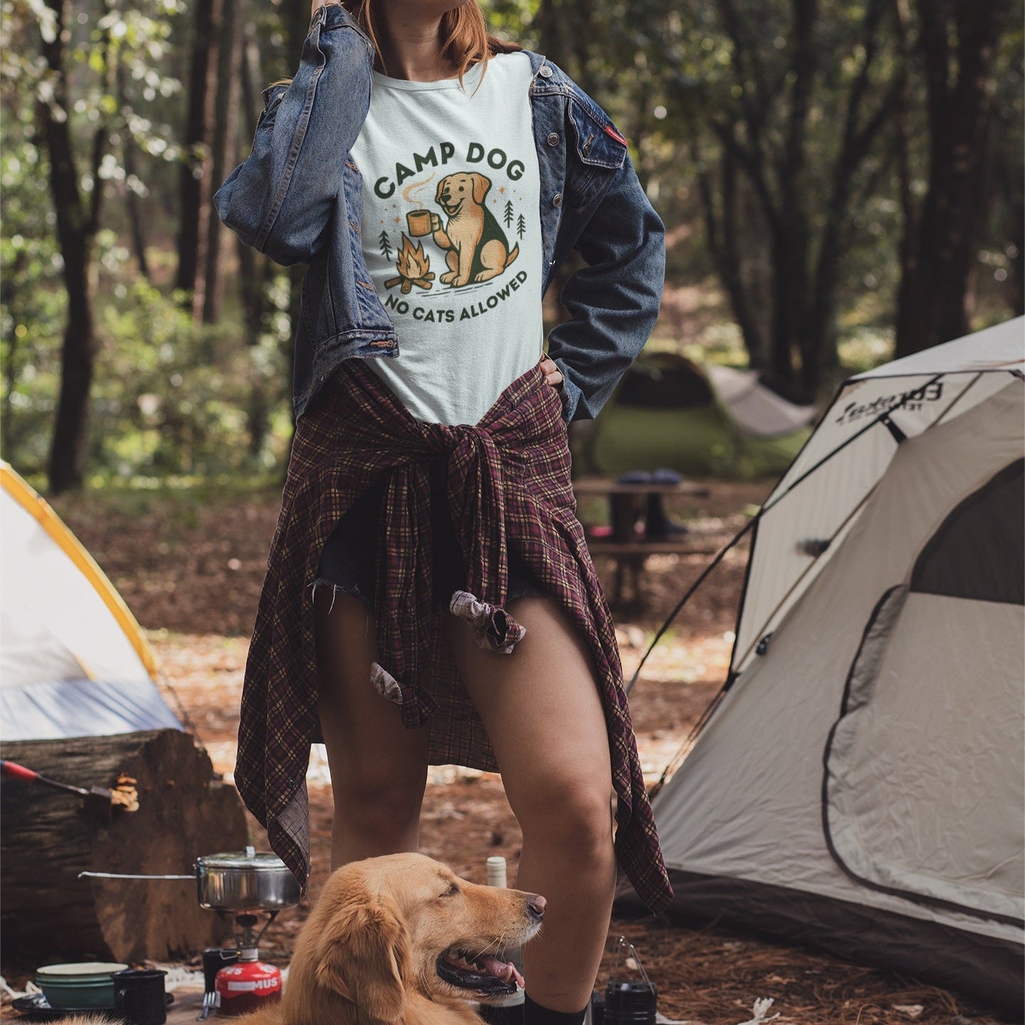 Camp Dog Unisex Tee