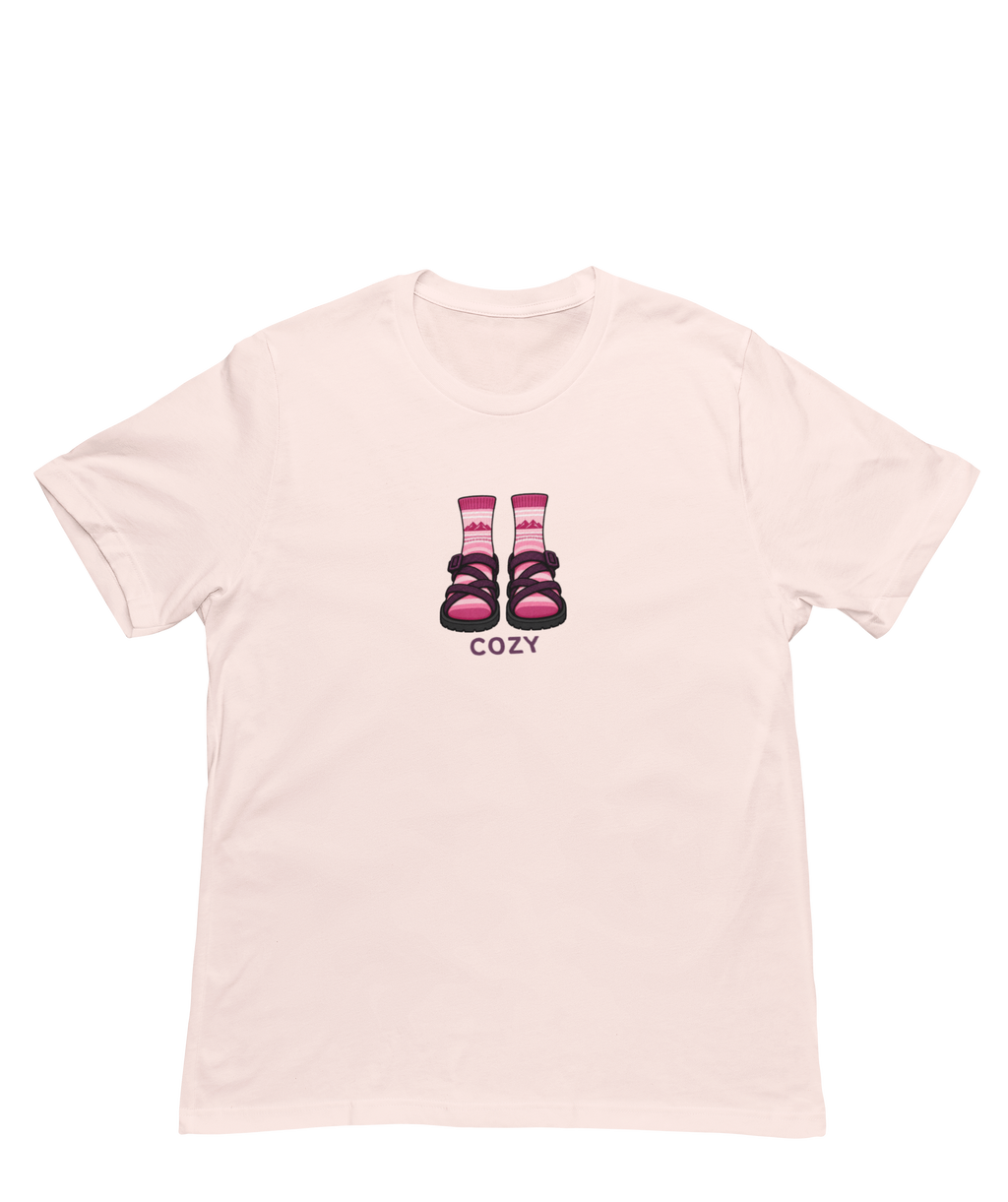 Cozy Socks & Sandals Tee