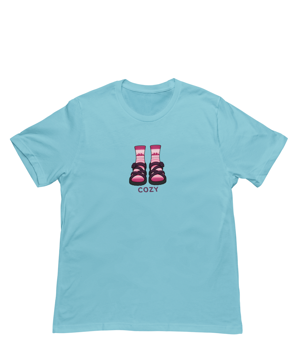 Cozy Socks & Sandals Tee
