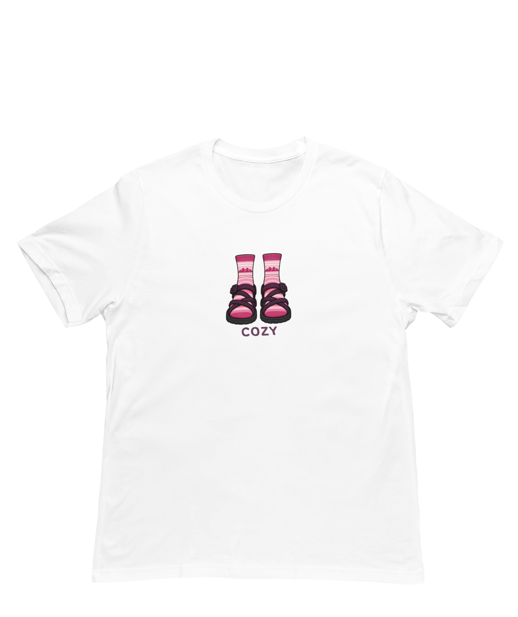 Cozy Socks & Sandals Tee