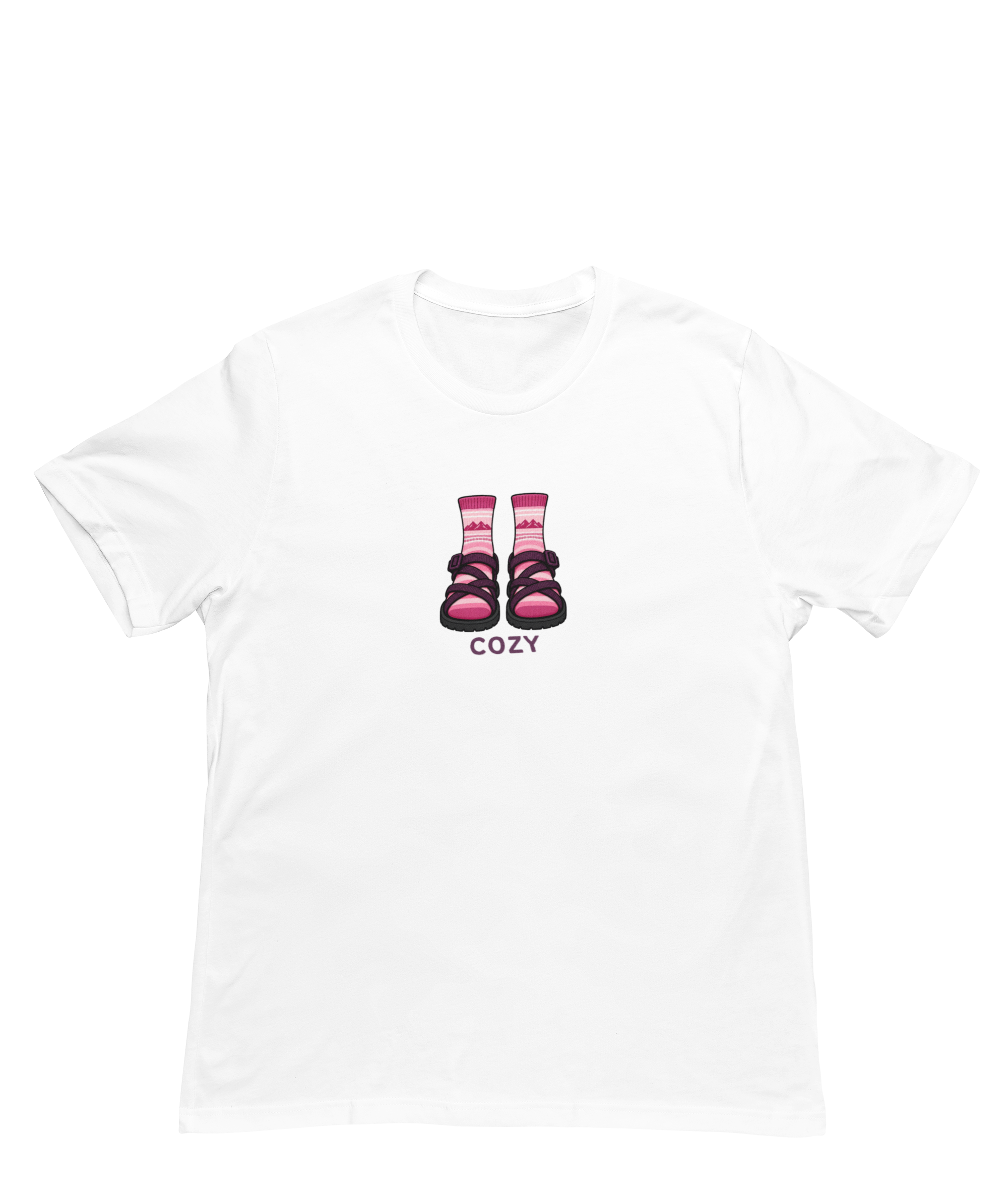 Cozy Socks & Sandals Tee