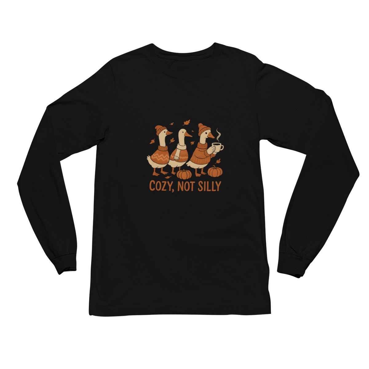 Cozy Goose Long Sleeve Unisex Tee