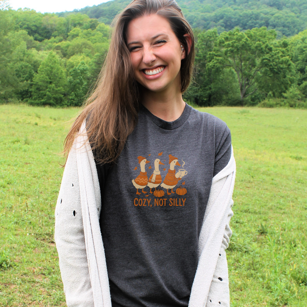 Cozy Goose Long Sleeve Unisex Tee