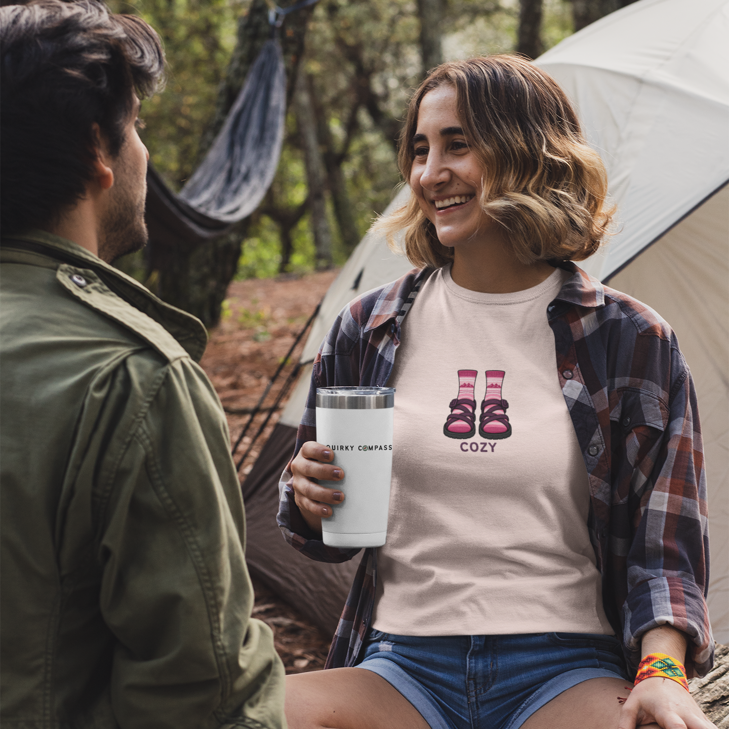 Cozy Socks & Sandals Tee