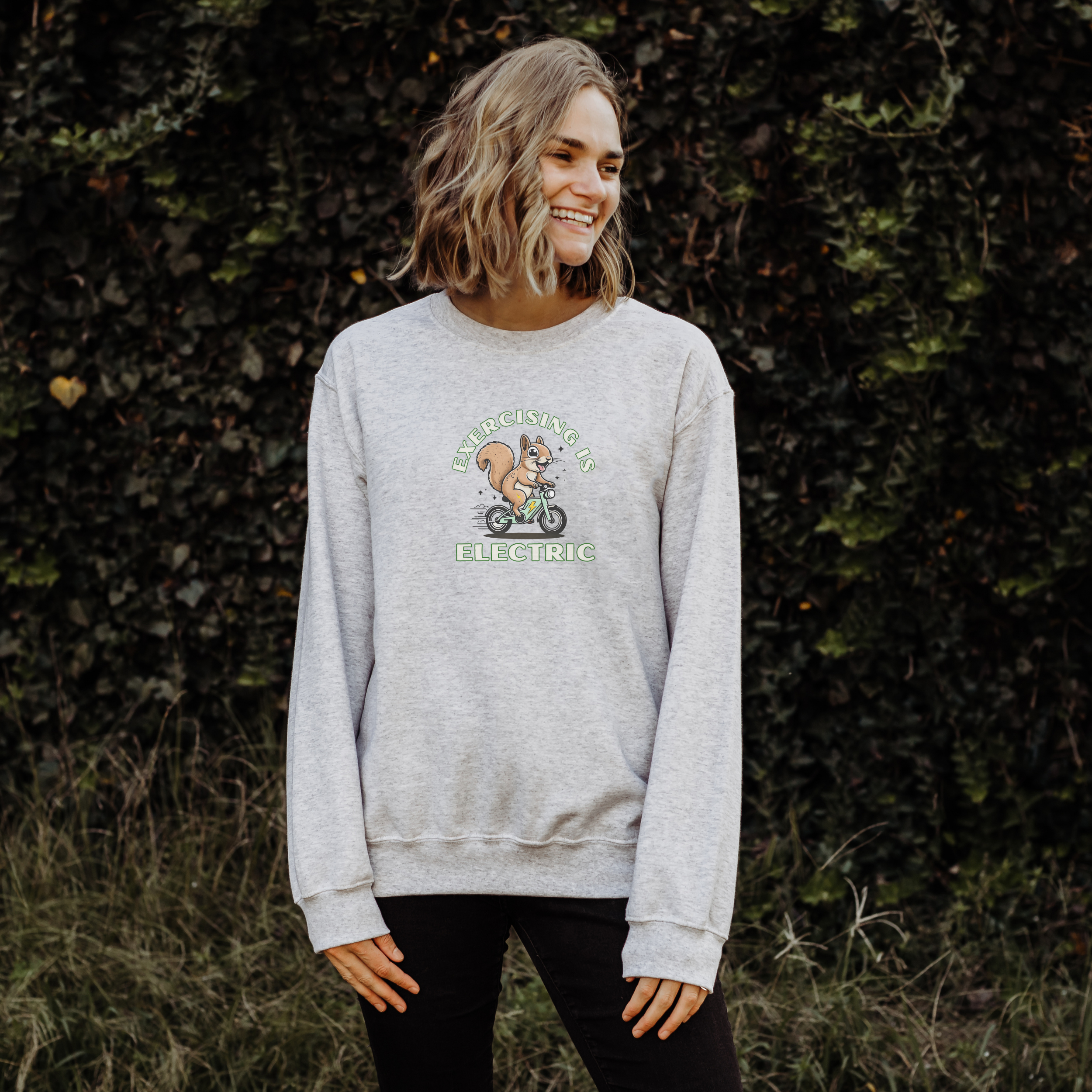 Exercising is Electric Unisex Sweatshirt