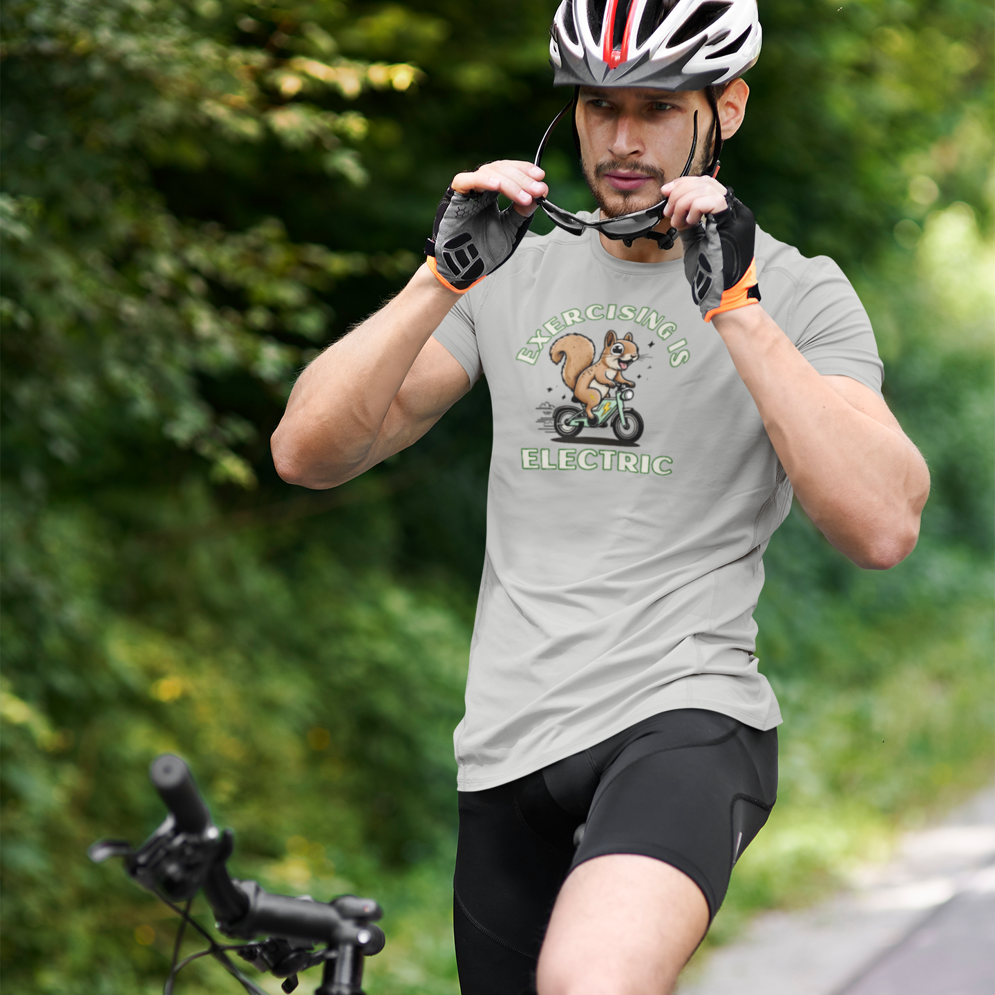 Exercising is Electric Unisex Tee