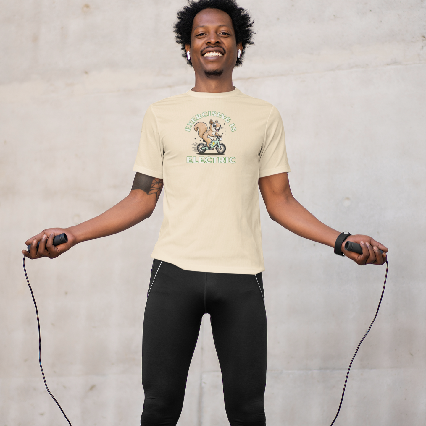 Exercising is Electric Unisex Tee