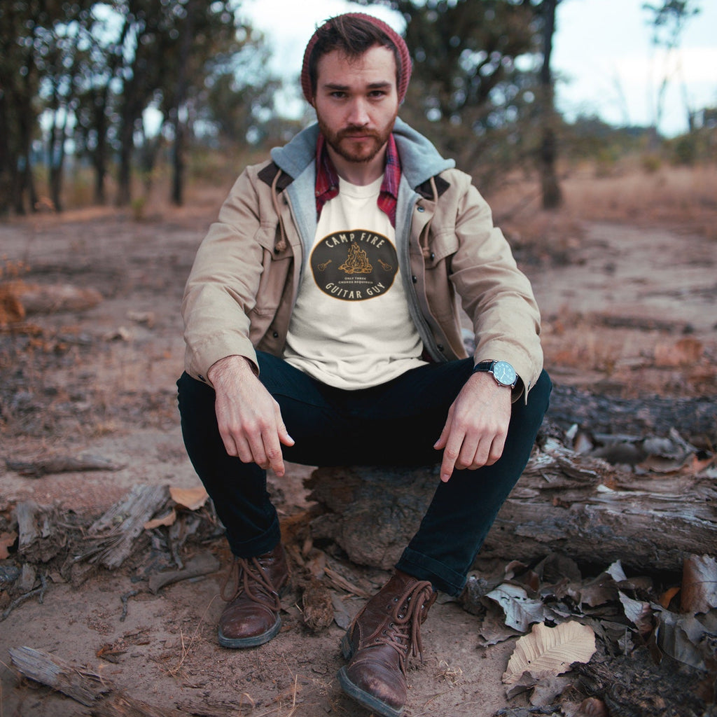 Campfire Guitar Guy Tee