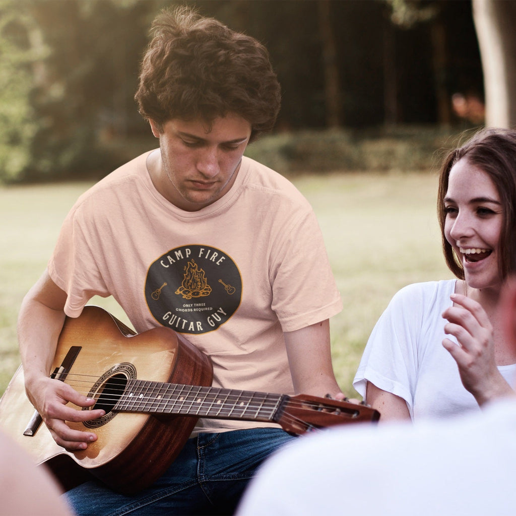 Campfire Guitar Guy Tee