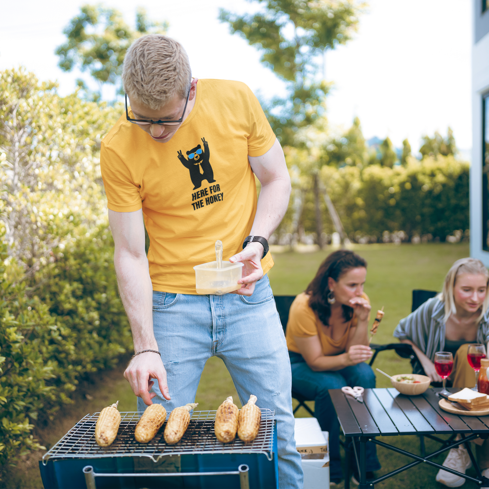 Here for the Honey Unisex Tee