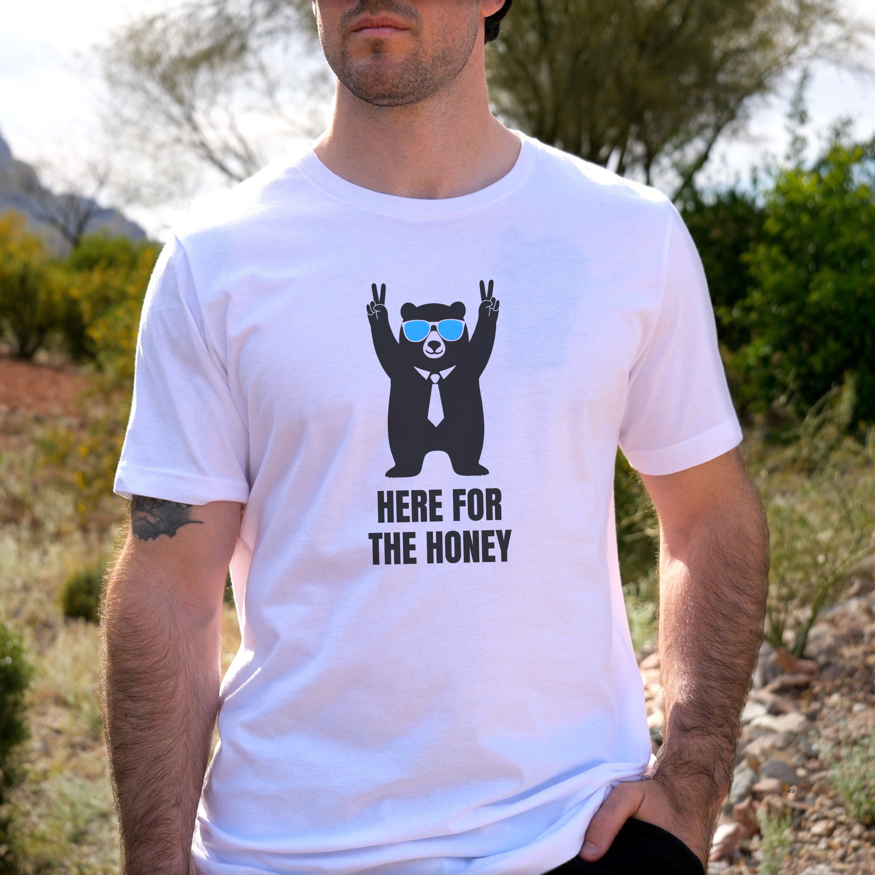 Here for the Honey Unisex Tee